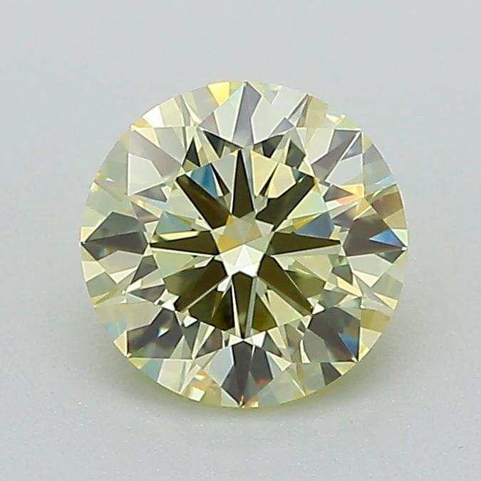 1.01 Ct. Fancy Light Yellow Round Lab Grown Diamond