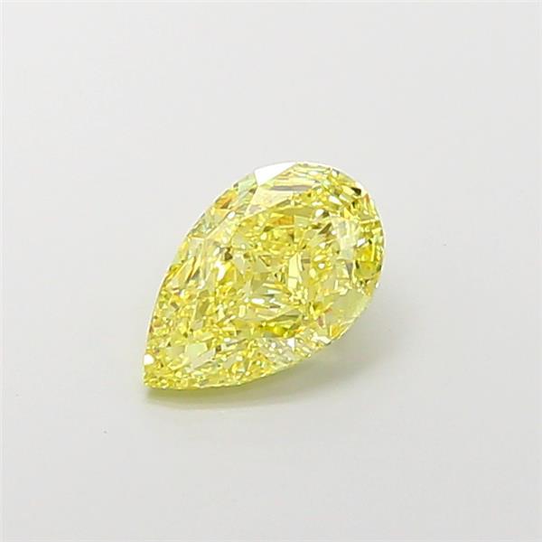 2.07 Ct. Fancy Intense Yellow Pear Lab Grown Diamond