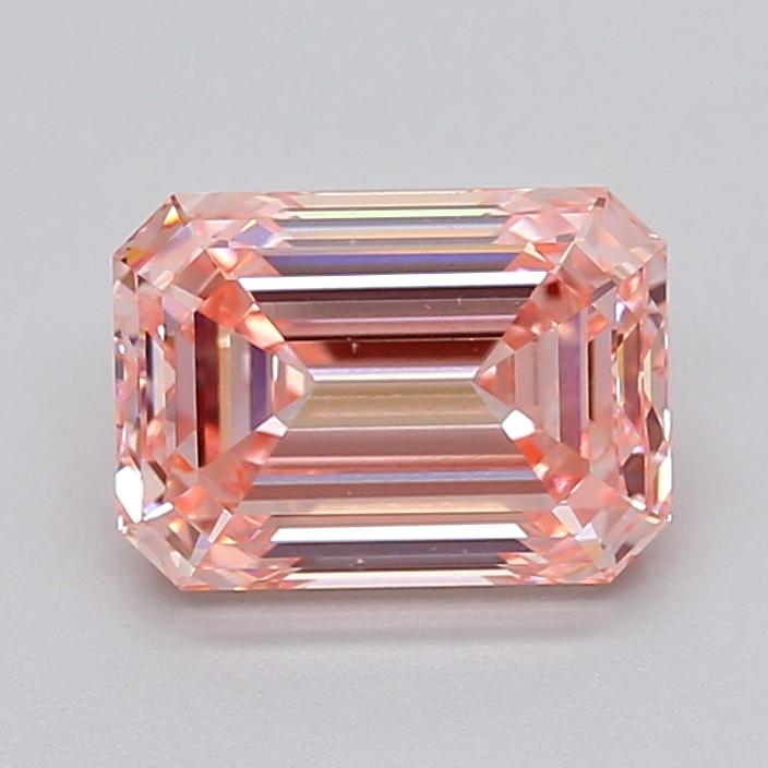 2.57 Ct. Fancy Intense Pink Emerald Lab Grown Diamond
