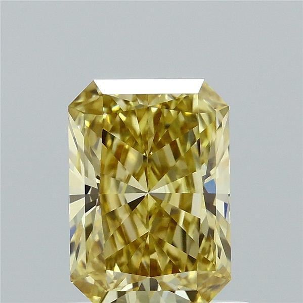 1.03 Ct. Fancy Yellow Radiant Lab Grown Diamond