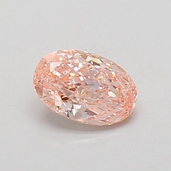 0.51 Ct. Fancy Vivid Pink Oval Lab Grown Diamond