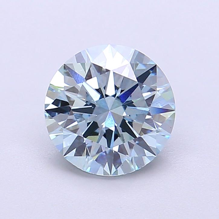1.55 Ct. Fancy Blue Round Lab Grown Diamond