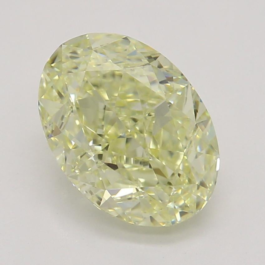 1.20 Ct. Fancy Light Yellow Oval Diamond