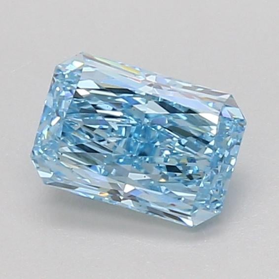 1.08 Ct. Fancy Vivid Blue Radiant Lab Grown Diamond