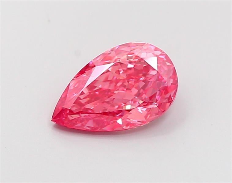 1.25 Ct. Fancy Vivid  Pink Pear Lab Grown Diamond