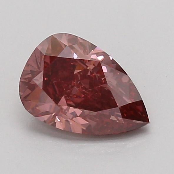 1.09 Ct. Fancy Vivid Brown Pink Pear Lab Grown Diamond