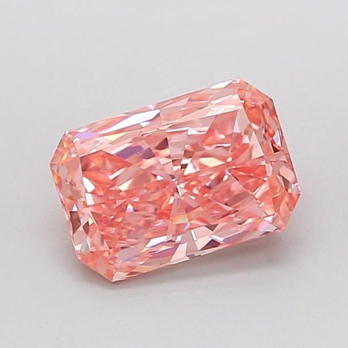 1.04 Ct. Fancy Vivid Pink Radiant Lab Grown Diamond