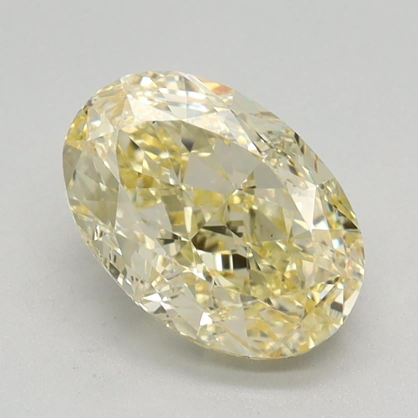 1.50 Ct. Fancy Intense Yellow Oval Lab Grown Diamond