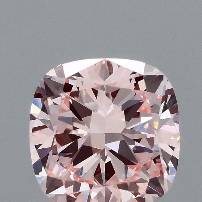 1.01 Ct. Fancy Intense Pink Cushion Lab Grown Diamond