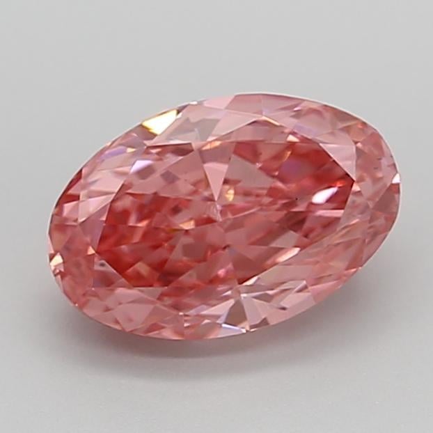 2.09 Ct. Fancy Vivid  Pink Oval Lab Grown Diamond