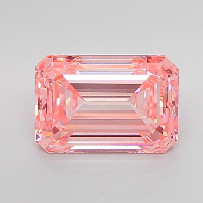 4.00 Ct. Fancy Intense Pink Emerald Lab Grown Diamond