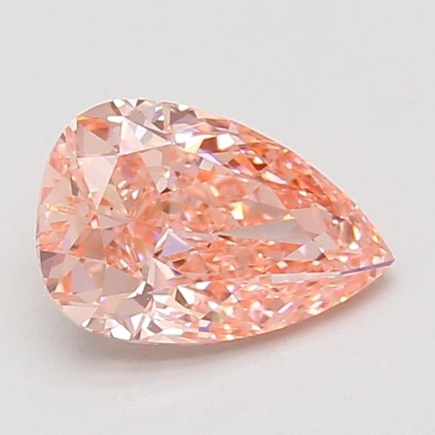 1.55 Ct. Fancy Vivid Pink Pear Lab Grown Diamond