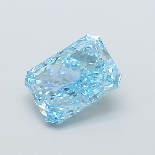 1.15 Ct. Fancy Vivid Blue Radiant Lab Grown Diamond