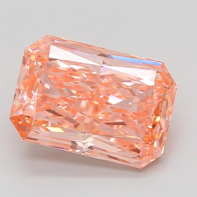 4.00 Ct. Fancy Vivid Pink Radiant Lab Grown Diamond