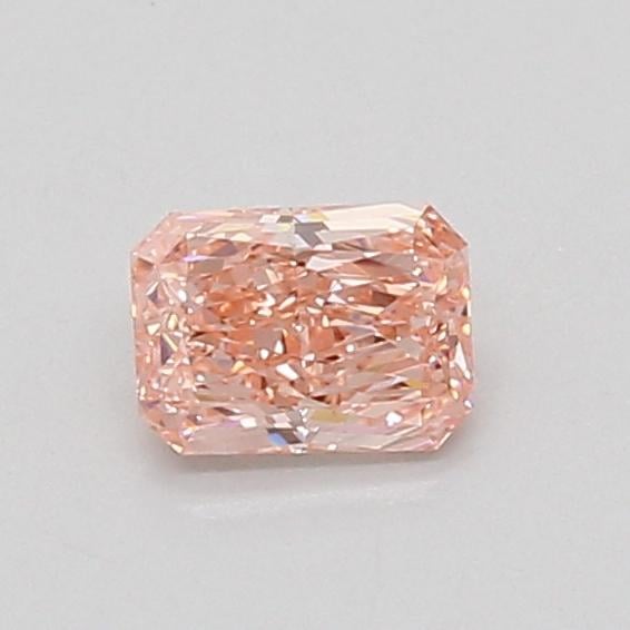 0.47 Ct. Fancy Vivid Pink Radiant Lab Grown Diamond