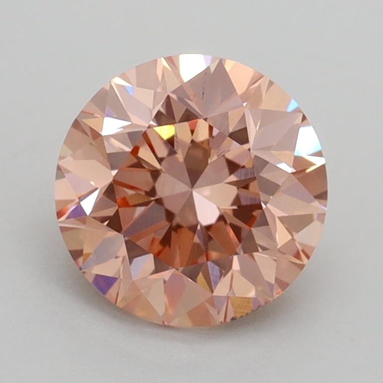 1.51 Ct. Fancy Intense Pink Round Lab Grown Diamond