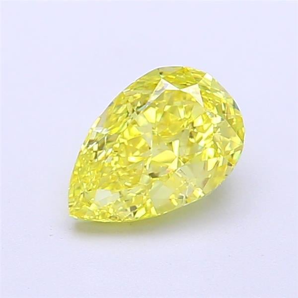 1.06 Ct. Fancy Intense  Yellow Pear Lab Grown Diamond