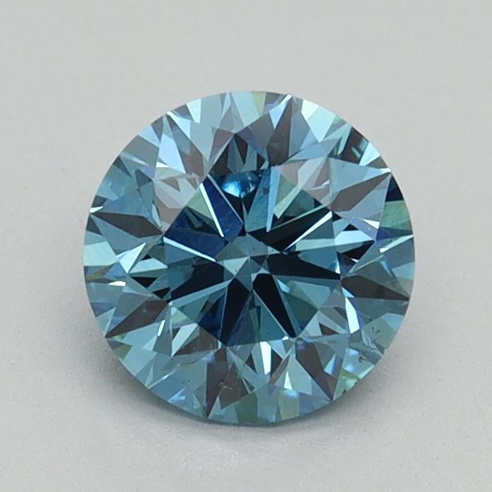 1.00 Ct. Fancy Vivid Blue Round Lab Grown Diamond