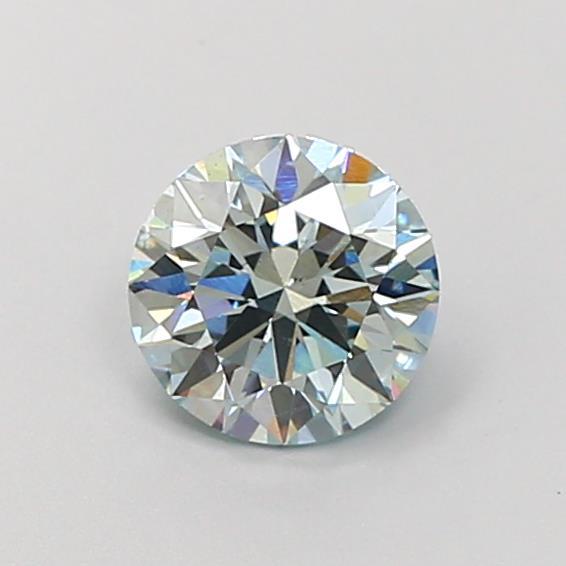 1.29 Ct. Fancy Green Round Lab Grown Diamond