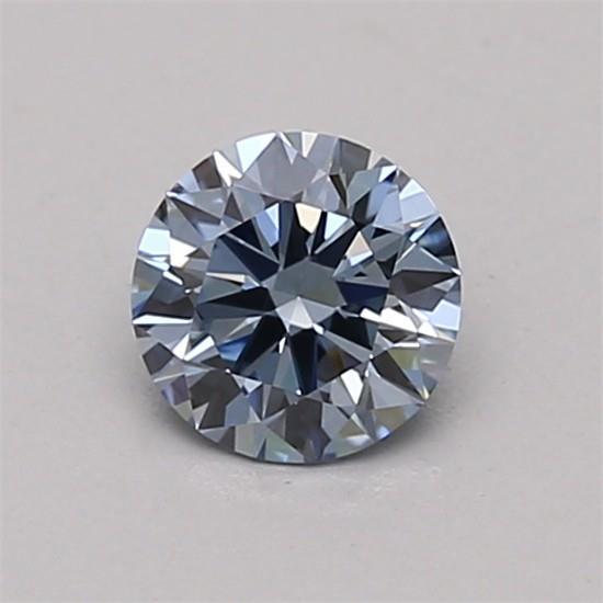 0.43 Ct. Fancy Intense Blue Round Lab Grown Diamond