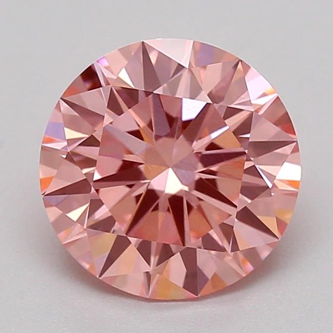 1.06 Ct. Fancy Vivid  Pink Round Lab Grown Diamond