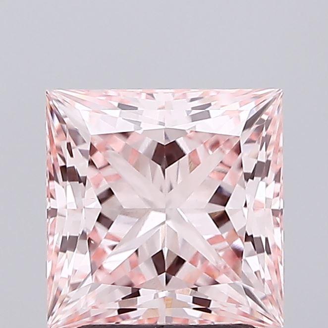 2.18 Ct. Fancy Intense Pink Princess Lab Grown Diamond