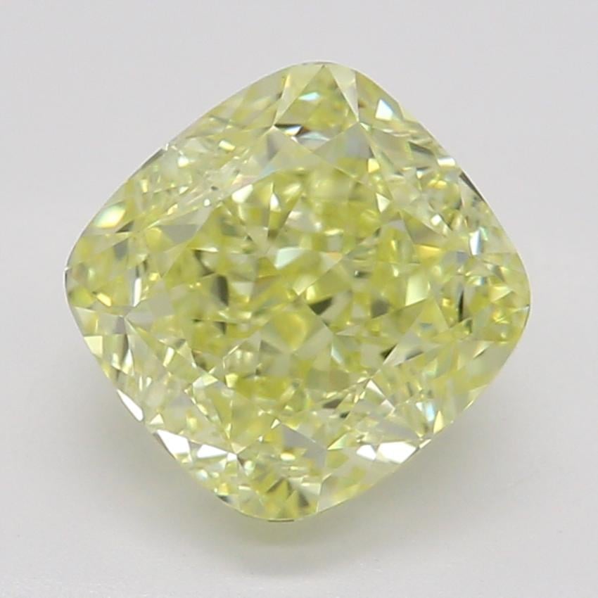 1.04 Ct. Fancy Yellow Cushion Diamond