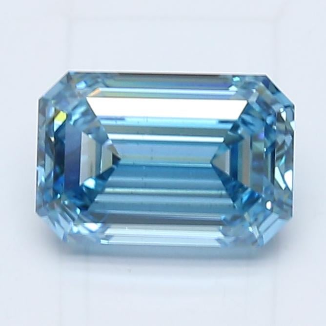 2.05 Ct. Fancy Vivid Blue Emerald Lab Grown Diamond