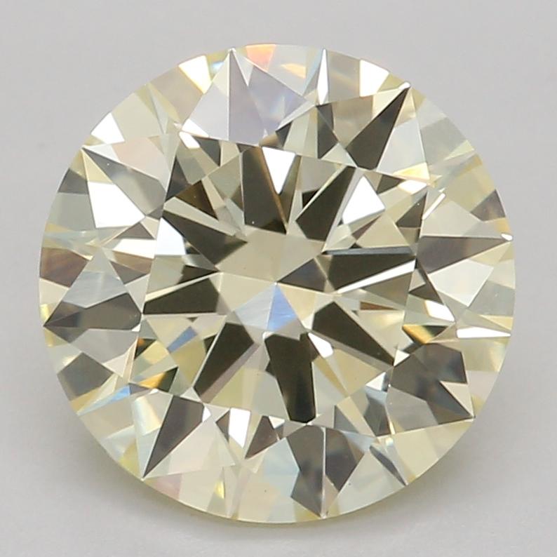 1.56 Ct. Fancy Light Yellow Round Lab Grown Diamond