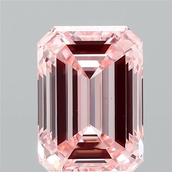 3.05 Ct. Fancy Intense Pink Emerald Lab Grown Diamond