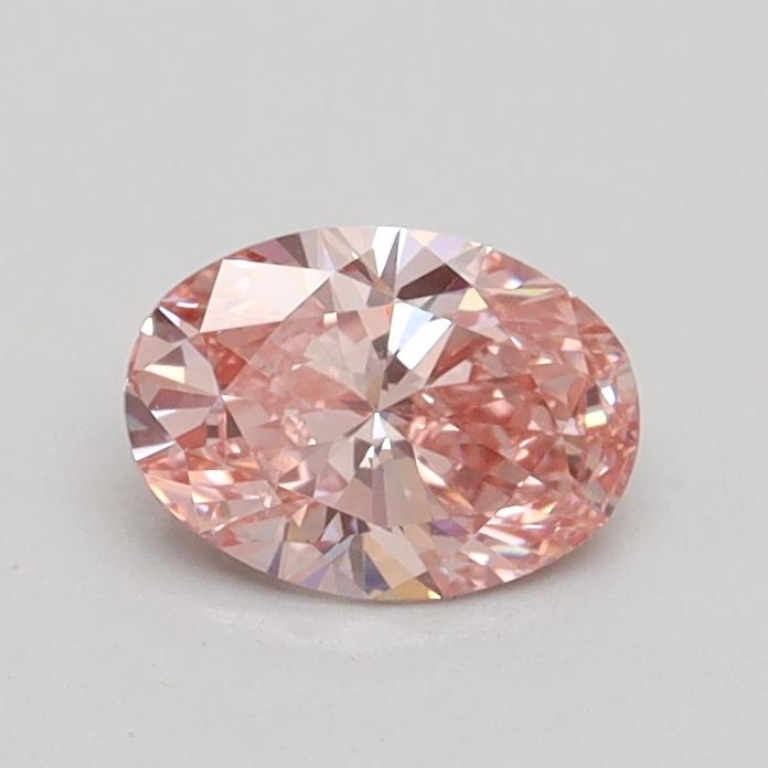 0.52 Ct. Fancy Intense Pink Oval Lab Grown Diamond