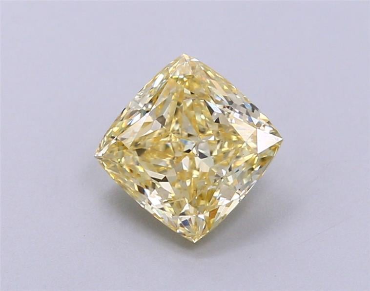 1.01 Ct. Fancy  Yellow Cushion Lab Grown Diamond