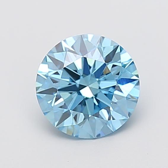 1.46 Ct. Fancy Vivid  Blue Round Lab Grown Diamond