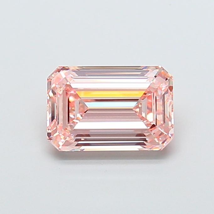 2.80 Ct. Fancy Intense Pink Emerald Lab Grown Diamond
