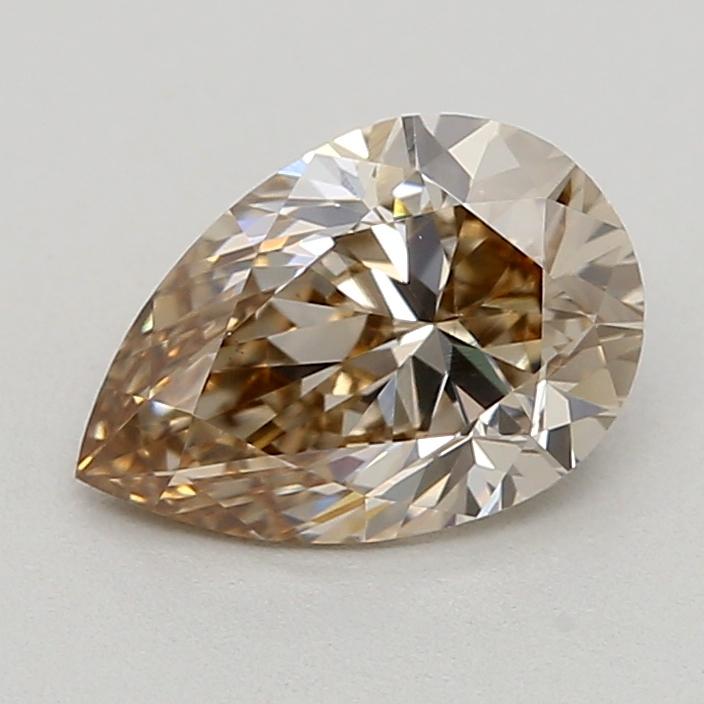 0.69 Ct. Very Light  Brown Pear Lab Grown Diamond
