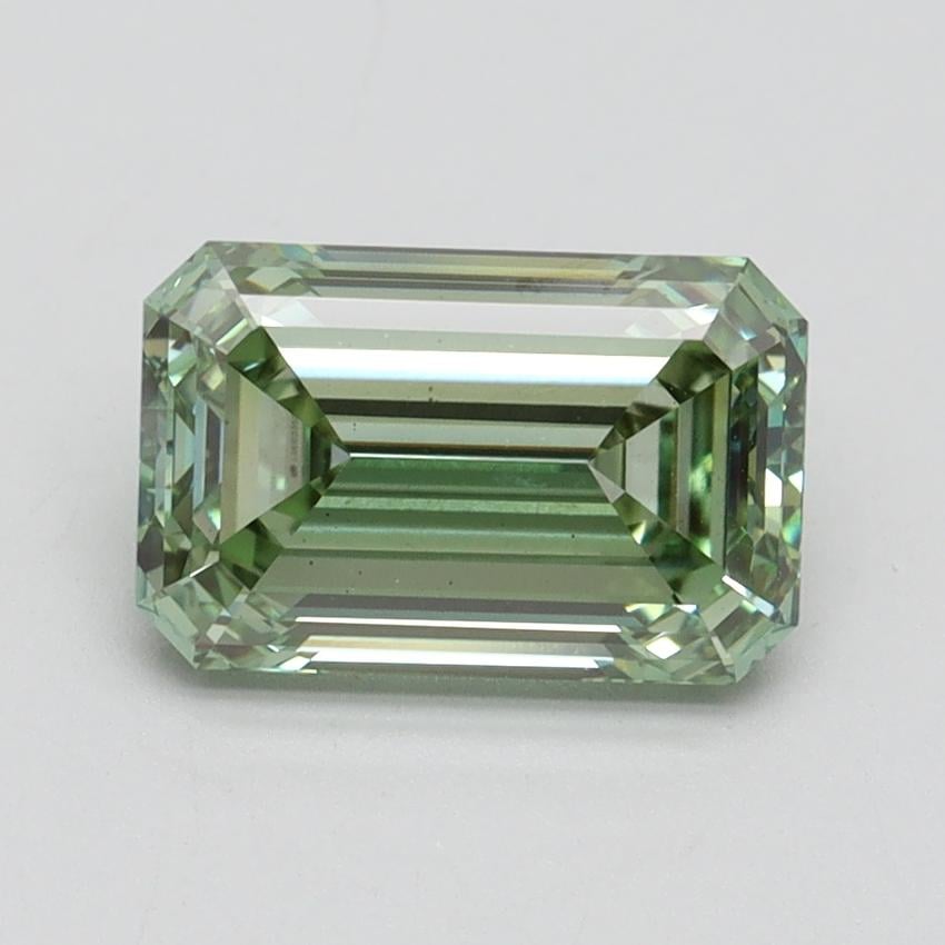 2.22 Ct. Fancy Intense Green Emerald Lab Grown Diamond