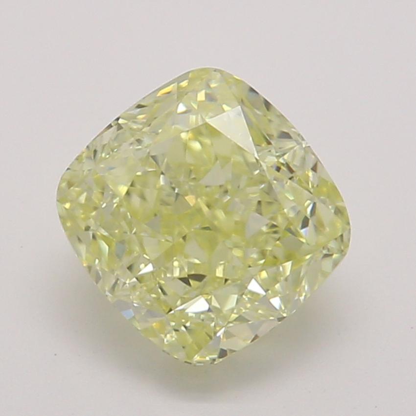 0.81 Ct. Fancy Yellow Cushion Diamond
