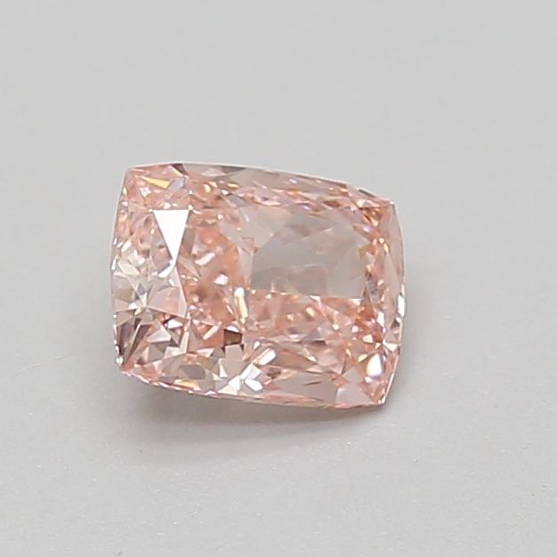 0.77 Ct. Fancy Vivid Pink Cushion Lab Grown Diamond