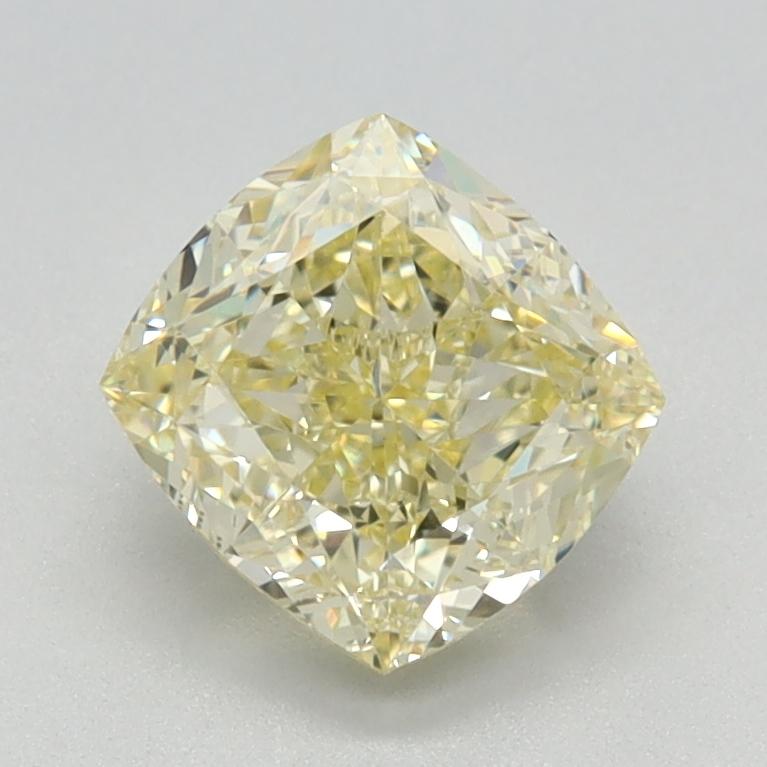 1.37 Ct. Fancy Yellow Cushion Lab Grown Diamond