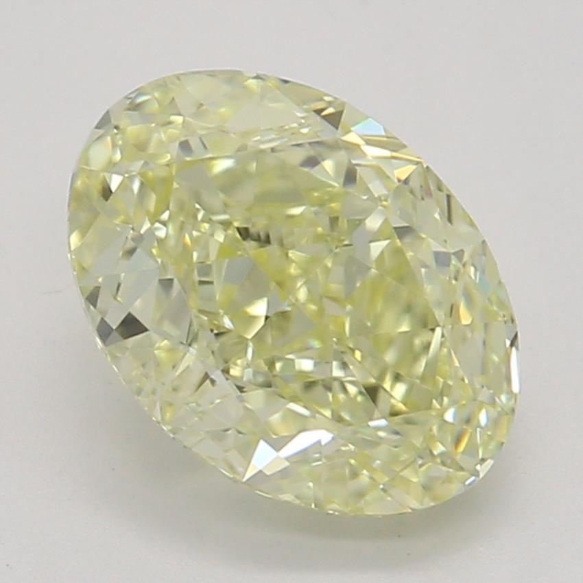 1.03 Ct. Fancy Light Yellow Oval Diamond