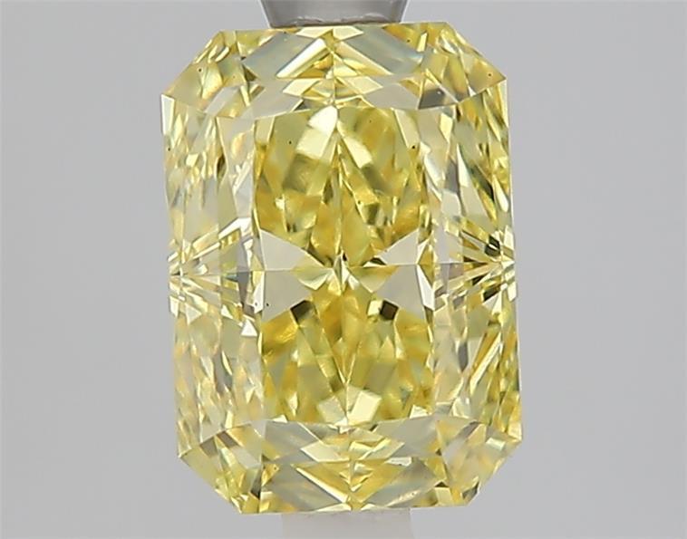 2.01 Ct. Fancy Intense  Yellow Radiant Lab Grown Diamond