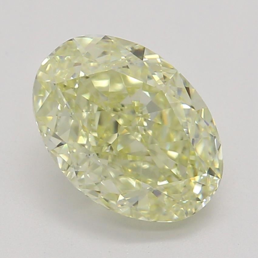 1.04 Ct. Fancy Light Yellow Oval Diamond