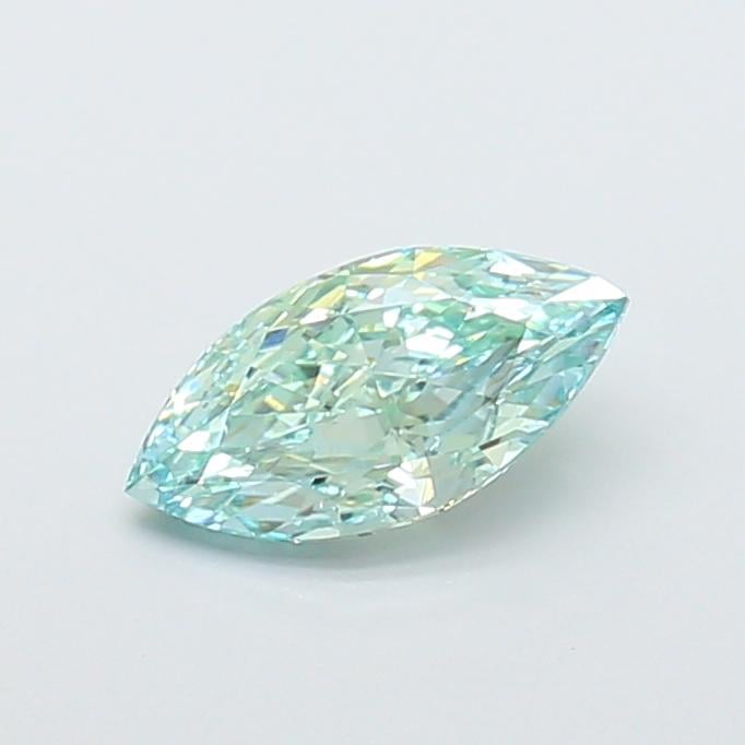 1.01 Ct. Fancy Vivid Green Marquise Lab Grown Diamond