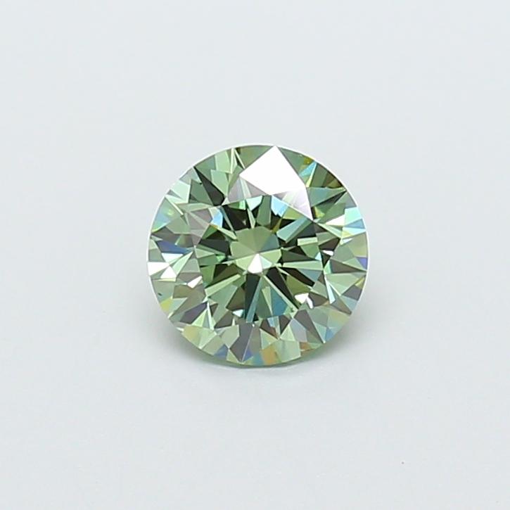 1.00 Ct. Fancy Vivid Green Round Lab Grown Diamond