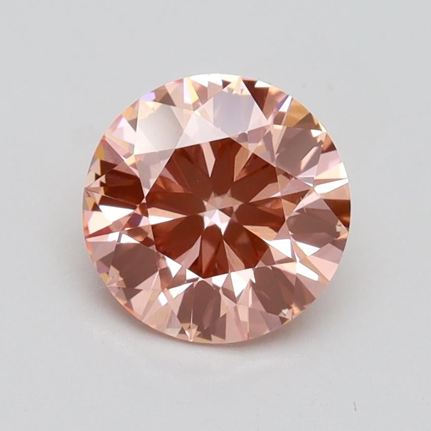 1.50 Ct. Fancy Intense Pink Round Lab Grown Diamond
