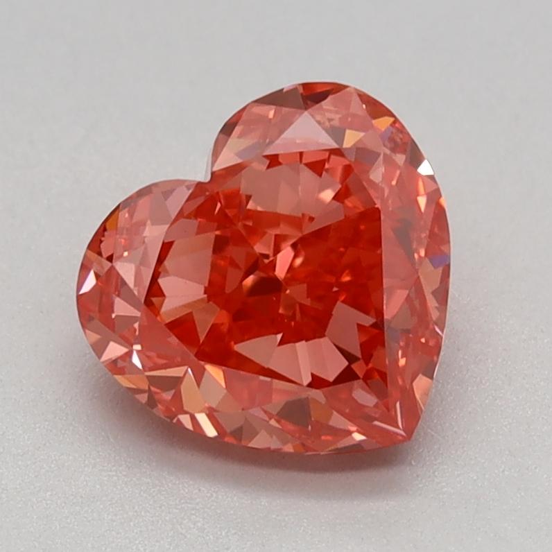 1.17 Ct. Fancy Vivid Pink Heart Lab Grown Diamond