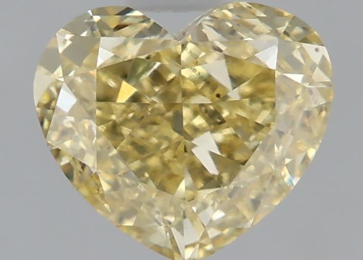 1.03 Ct. Fancy Yellow Heart Lab Grown Diamond