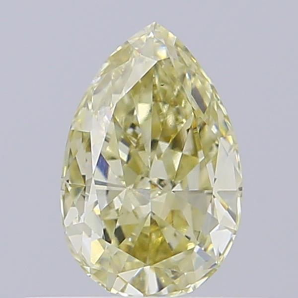 0.56 Ct. Fancy Light Yellow Pear Lab Grown Diamond