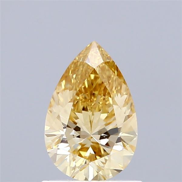 0.92 Ct. Fancy Yellow Pear Lab Grown Diamond