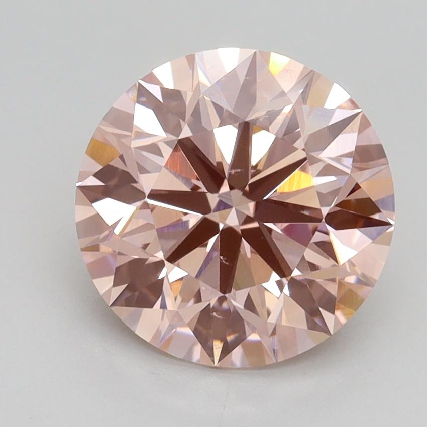 2.71 Ct. Fancy Intense Pink Round Lab Grown Diamond